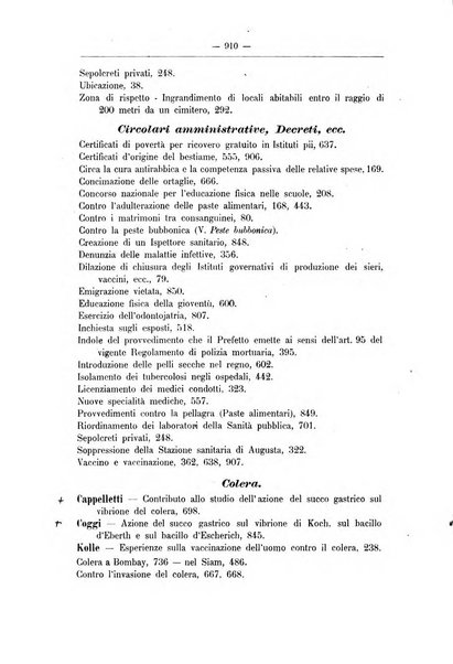 Rivista d'igiene e sanità pubblica con bollettino sanitario-amministrativo compilato sugli atti del Ministero dell'interno