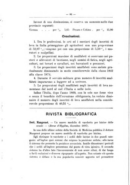 Rivista d'igiene e sanità pubblica con bollettino sanitario-amministrativo compilato sugli atti del Ministero dell'interno