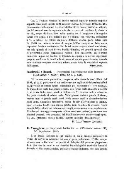 Rivista d'igiene e sanità pubblica con bollettino sanitario-amministrativo compilato sugli atti del Ministero dell'interno