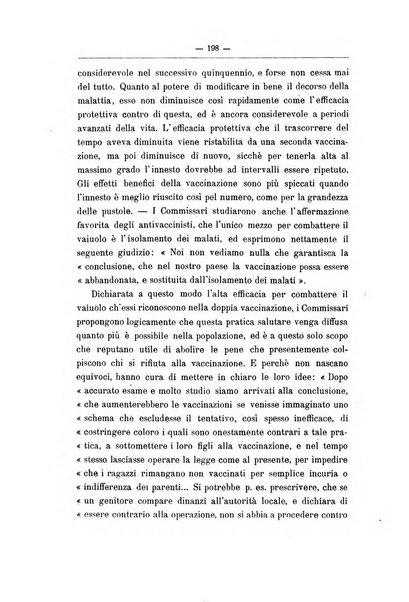 Rivista d'igiene e sanità pubblica con bollettino sanitario-amministrativo compilato sugli atti del Ministero dell'interno