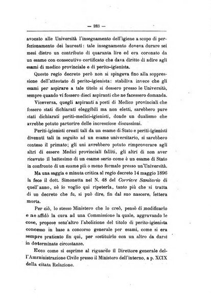 Rivista d'igiene e sanità pubblica con bollettino sanitario-amministrativo compilato sugli atti del Ministero dell'interno