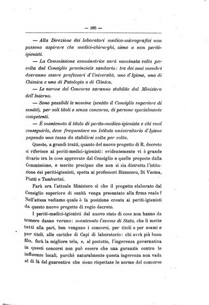 Rivista d'igiene e sanità pubblica con bollettino sanitario-amministrativo compilato sugli atti del Ministero dell'interno