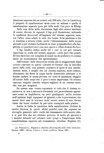 Rivista d'igiene e sanità pubblica con bollettino sanitario-amministrativo compilato sugli atti del Ministero dell'interno