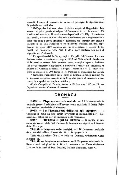 Rivista d'igiene e sanità pubblica con bollettino sanitario-amministrativo compilato sugli atti del Ministero dell'interno