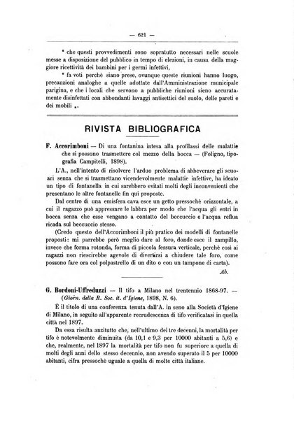 Rivista d'igiene e sanità pubblica con bollettino sanitario-amministrativo compilato sugli atti del Ministero dell'interno