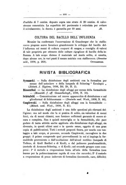 Rivista d'igiene e sanità pubblica con bollettino sanitario-amministrativo compilato sugli atti del Ministero dell'interno