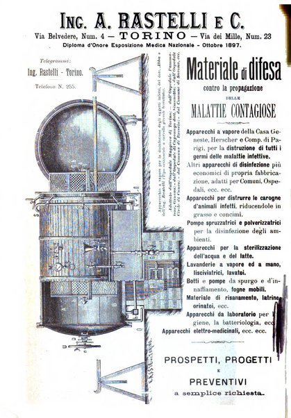 Rivista d'igiene e sanità pubblica con bollettino sanitario-amministrativo compilato sugli atti del Ministero dell'interno