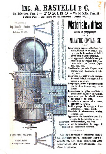 Rivista d'igiene e sanità pubblica con bollettino sanitario-amministrativo compilato sugli atti del Ministero dell'interno