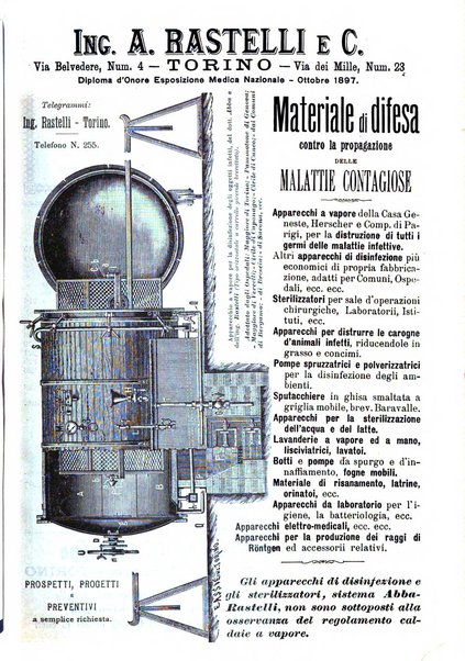 Rivista d'igiene e sanità pubblica con bollettino sanitario-amministrativo compilato sugli atti del Ministero dell'interno