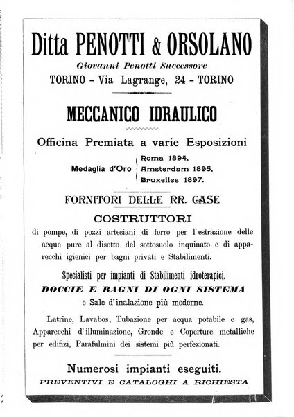 Rivista d'igiene e sanità pubblica con bollettino sanitario-amministrativo compilato sugli atti del Ministero dell'interno