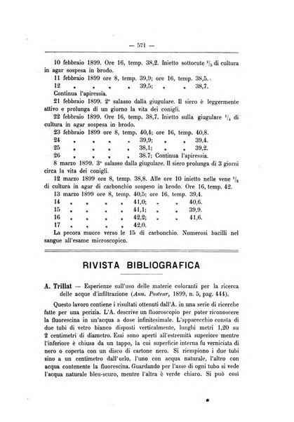 Rivista d'igiene e sanità pubblica con bollettino sanitario-amministrativo compilato sugli atti del Ministero dell'interno