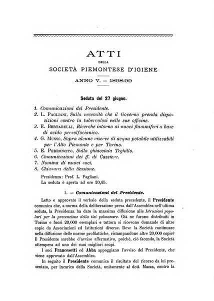 Rivista d'igiene e sanità pubblica con bollettino sanitario-amministrativo compilato sugli atti del Ministero dell'interno