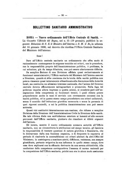 Rivista d'igiene e sanità pubblica con bollettino sanitario-amministrativo compilato sugli atti del Ministero dell'interno