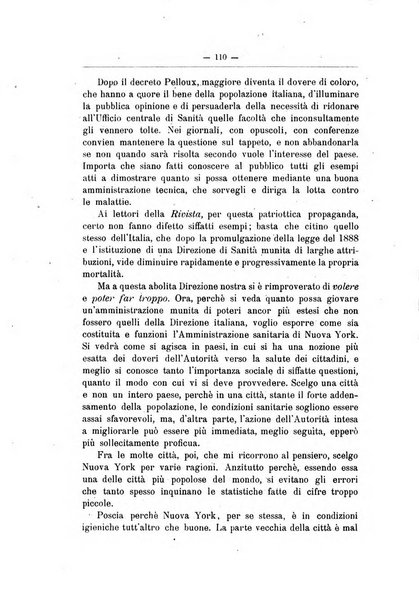 Rivista d'igiene e sanità pubblica con bollettino sanitario-amministrativo compilato sugli atti del Ministero dell'interno