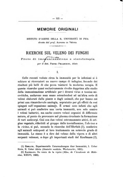 Rivista d'igiene e sanità pubblica con bollettino sanitario-amministrativo compilato sugli atti del Ministero dell'interno