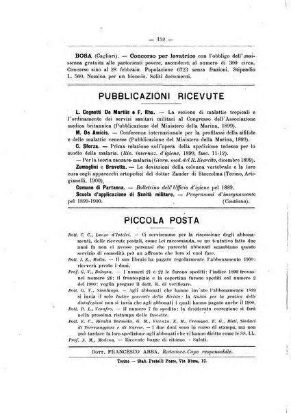 Rivista d'igiene e sanità pubblica con bollettino sanitario-amministrativo compilato sugli atti del Ministero dell'interno