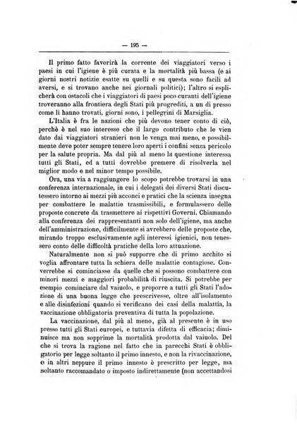 Rivista d'igiene e sanità pubblica con bollettino sanitario-amministrativo compilato sugli atti del Ministero dell'interno