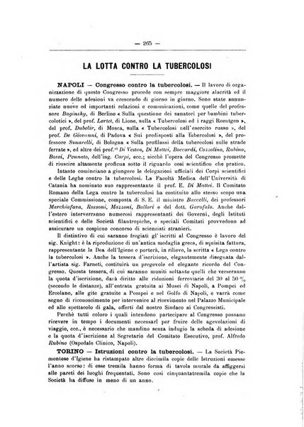 Rivista d'igiene e sanità pubblica con bollettino sanitario-amministrativo compilato sugli atti del Ministero dell'interno