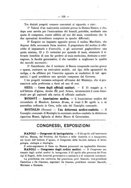 Rivista d'igiene e sanità pubblica con bollettino sanitario-amministrativo compilato sugli atti del Ministero dell'interno