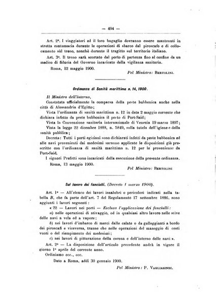 Rivista d'igiene e sanità pubblica con bollettino sanitario-amministrativo compilato sugli atti del Ministero dell'interno