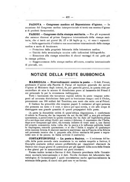 Rivista d'igiene e sanità pubblica con bollettino sanitario-amministrativo compilato sugli atti del Ministero dell'interno