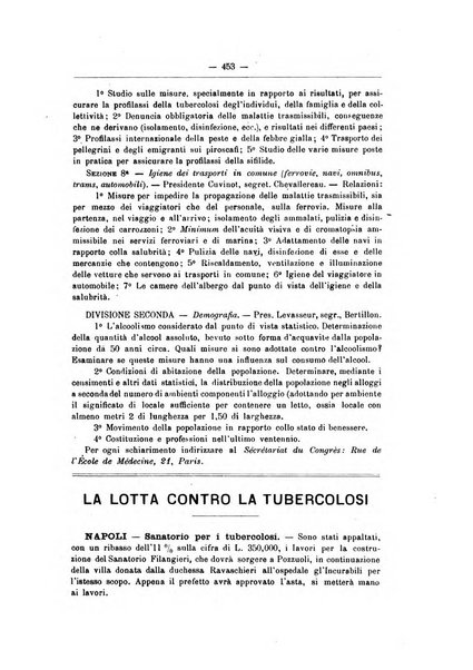 Rivista d'igiene e sanità pubblica con bollettino sanitario-amministrativo compilato sugli atti del Ministero dell'interno