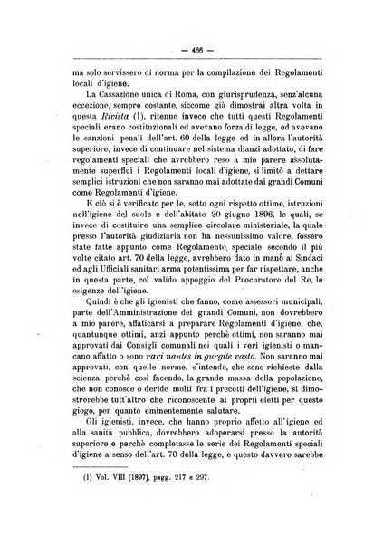 Rivista d'igiene e sanità pubblica con bollettino sanitario-amministrativo compilato sugli atti del Ministero dell'interno