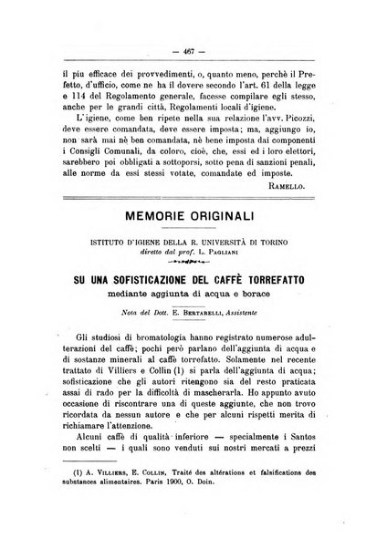 Rivista d'igiene e sanità pubblica con bollettino sanitario-amministrativo compilato sugli atti del Ministero dell'interno