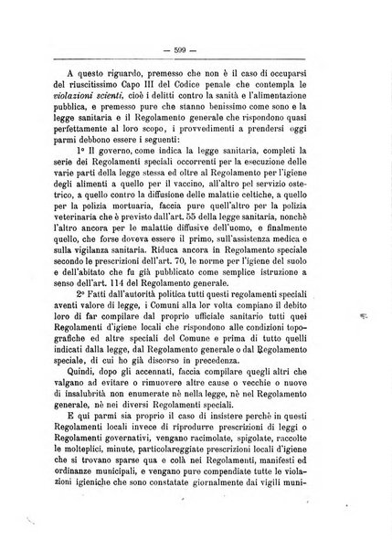 Rivista d'igiene e sanità pubblica con bollettino sanitario-amministrativo compilato sugli atti del Ministero dell'interno