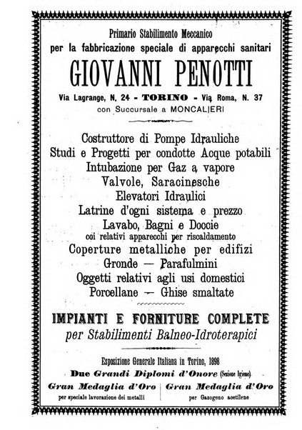 Rivista d'igiene e sanità pubblica con bollettino sanitario-amministrativo compilato sugli atti del Ministero dell'interno