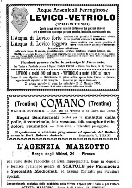 Rivista d'igiene e sanità pubblica con bollettino sanitario-amministrativo compilato sugli atti del Ministero dell'interno