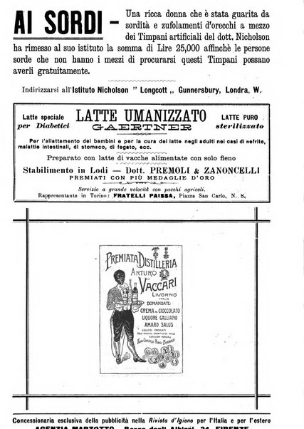 Rivista d'igiene e sanità pubblica con bollettino sanitario-amministrativo compilato sugli atti del Ministero dell'interno