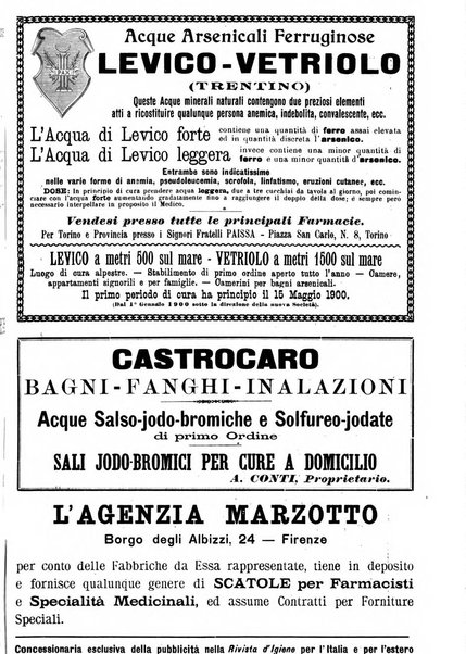 Rivista d'igiene e sanità pubblica con bollettino sanitario-amministrativo compilato sugli atti del Ministero dell'interno