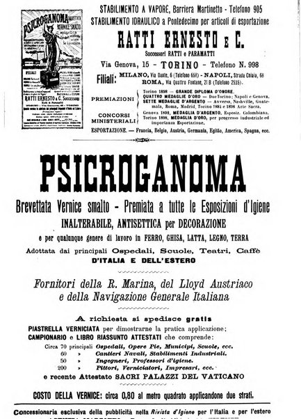 Rivista d'igiene e sanità pubblica con bollettino sanitario-amministrativo compilato sugli atti del Ministero dell'interno