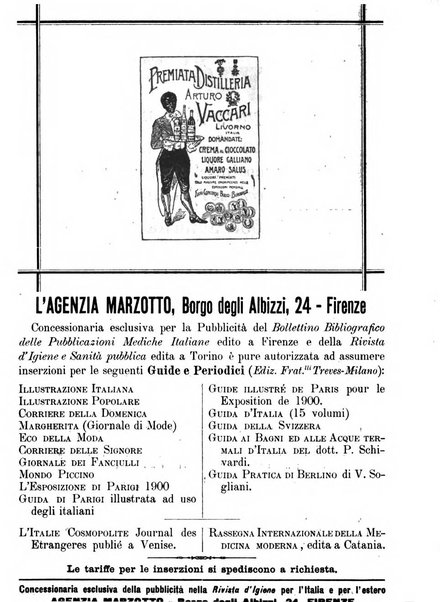 Rivista d'igiene e sanità pubblica con bollettino sanitario-amministrativo compilato sugli atti del Ministero dell'interno