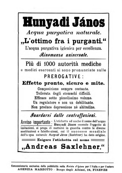 Rivista d'igiene e sanità pubblica con bollettino sanitario-amministrativo compilato sugli atti del Ministero dell'interno