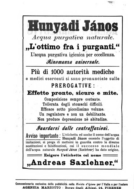 Rivista d'igiene e sanità pubblica con bollettino sanitario-amministrativo compilato sugli atti del Ministero dell'interno