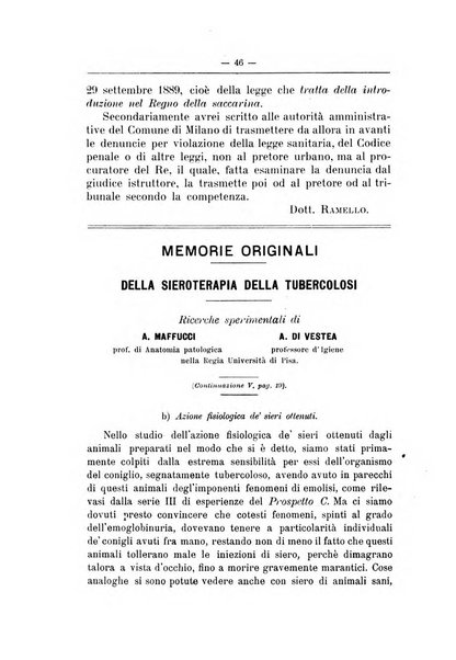 Rivista d'igiene e sanità pubblica con bollettino sanitario-amministrativo compilato sugli atti del Ministero dell'interno