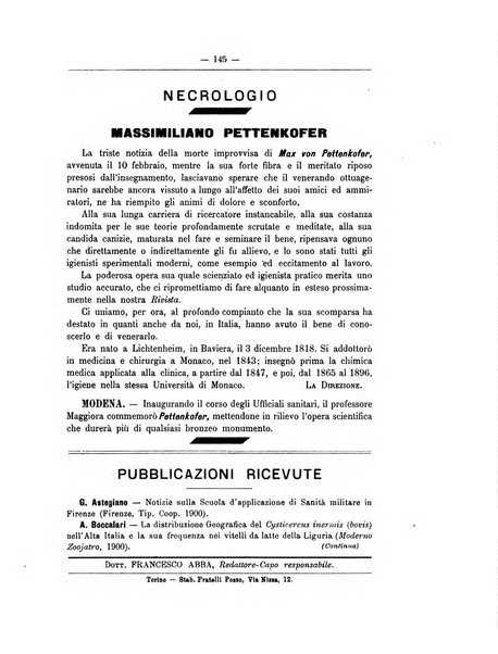 Rivista d'igiene e sanità pubblica con bollettino sanitario-amministrativo compilato sugli atti del Ministero dell'interno