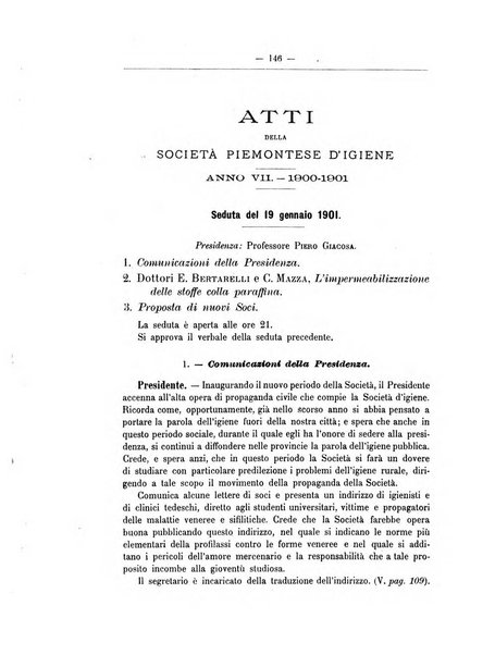 Rivista d'igiene e sanità pubblica con bollettino sanitario-amministrativo compilato sugli atti del Ministero dell'interno