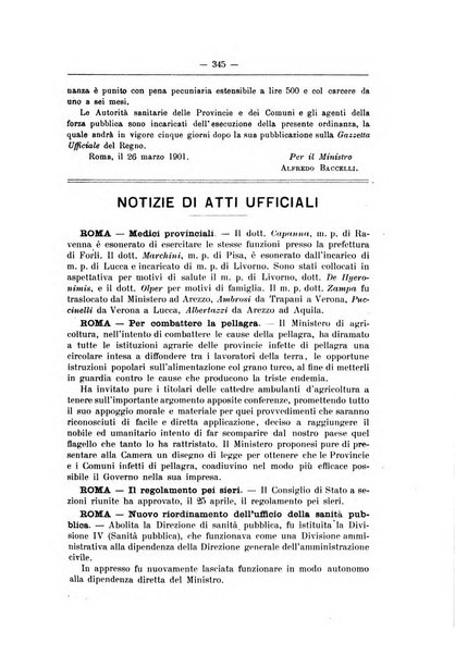 Rivista d'igiene e sanità pubblica con bollettino sanitario-amministrativo compilato sugli atti del Ministero dell'interno