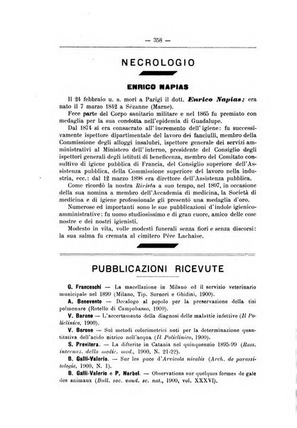 Rivista d'igiene e sanità pubblica con bollettino sanitario-amministrativo compilato sugli atti del Ministero dell'interno