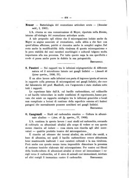 Rivista d'igiene e sanità pubblica con bollettino sanitario-amministrativo compilato sugli atti del Ministero dell'interno