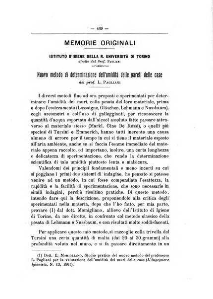 Rivista d'igiene e sanità pubblica con bollettino sanitario-amministrativo compilato sugli atti del Ministero dell'interno