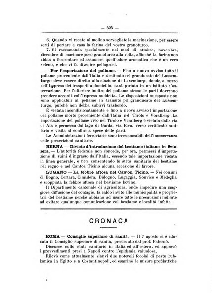 Rivista d'igiene e sanità pubblica con bollettino sanitario-amministrativo compilato sugli atti del Ministero dell'interno