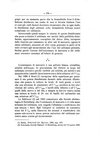 Rivista d'igiene e sanità pubblica con bollettino sanitario-amministrativo compilato sugli atti del Ministero dell'interno