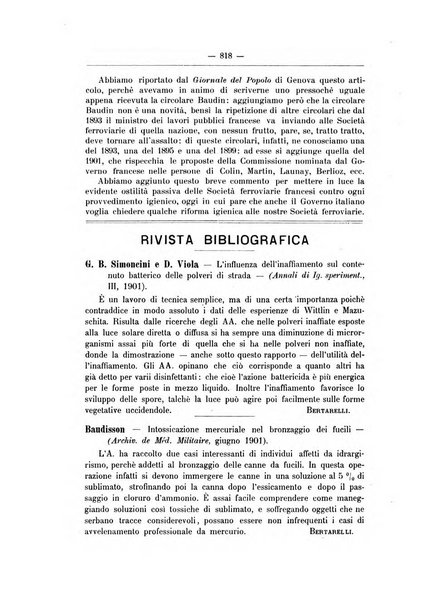 Rivista d'igiene e sanità pubblica con bollettino sanitario-amministrativo compilato sugli atti del Ministero dell'interno