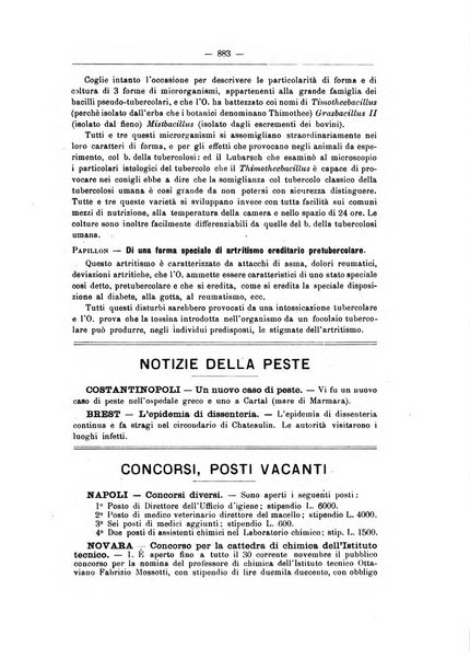 Rivista d'igiene e sanità pubblica con bollettino sanitario-amministrativo compilato sugli atti del Ministero dell'interno