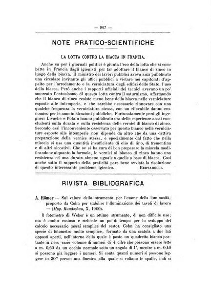 Rivista d'igiene e sanità pubblica con bollettino sanitario-amministrativo compilato sugli atti del Ministero dell'interno