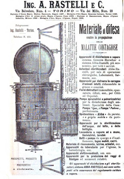 Rivista d'igiene e sanità pubblica con bollettino sanitario-amministrativo compilato sugli atti del Ministero dell'interno